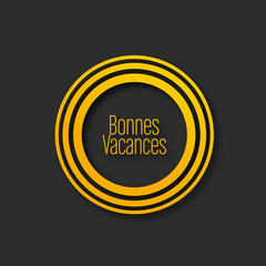 bonnes vacances