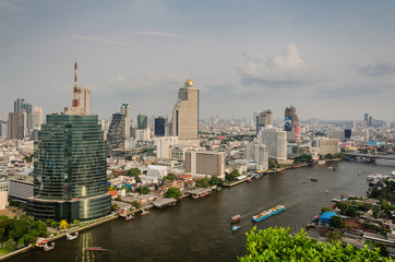 Obraz premium View of Chao Phraya River 