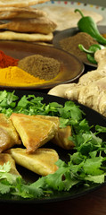 Close-up of indian food