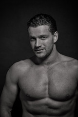 Fototapeta premium Glamour young hansome athletic man