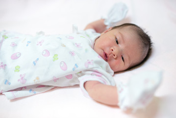 Cute newborn baby