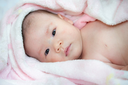 Cute newborn baby