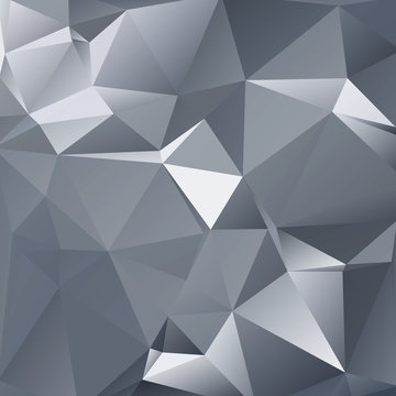 Black and White Lowpoly Vector Background | EPS10 Design © hunthomas