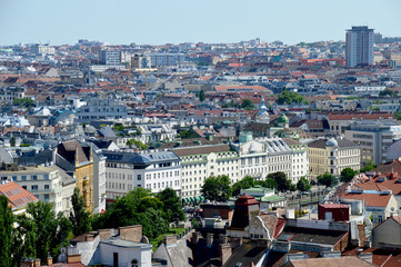 Fototapeta premium Blick über Wien