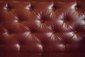 leather upholstery brown sofa background for luxury decoration