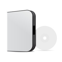 cd or dvd disc cover mockup