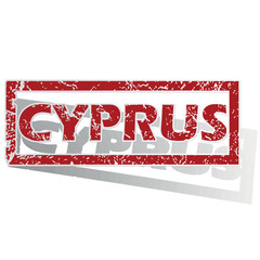 Cyprus outlined stamp