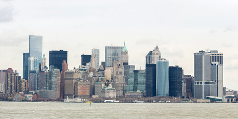 Fototapeta premium Lower Manhatta NYC Panorama