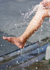 Fototapeta premium water splash
