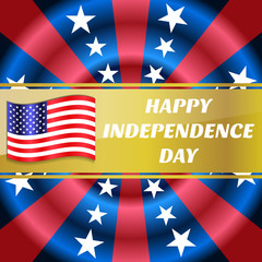 4th Of July American Independence Day Vector Illustration