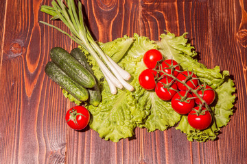 Fresh summer vegetables