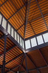 Obraz premium iron wooden ceiling restored ancient ship