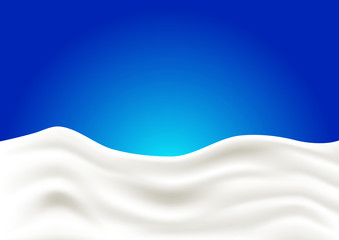 A splash of milk. Vector illustration.