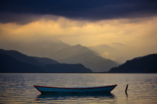 Boat on a water