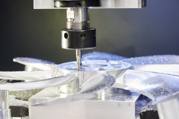 industrial milling machine tool with mill 