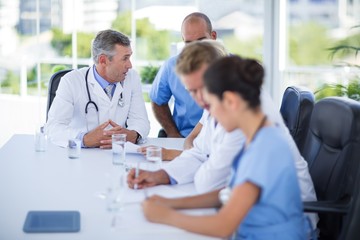 Obraz premium Teams of doctors working together 