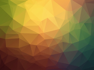 Triangle retro colorful background