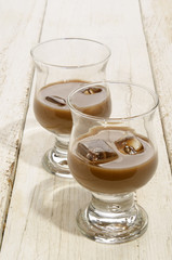 irish liqueur in a glass