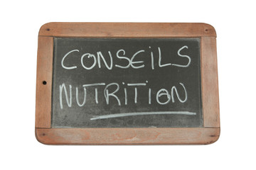 Obraz premium ardoise conseils nutrition 18062015