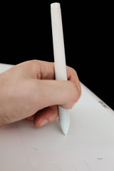 White Pen graphics tablet