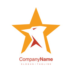 Obraz premium Bird logo icon vector