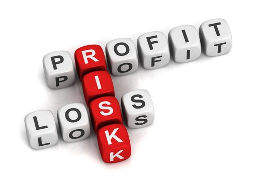 profit risk loss cubes