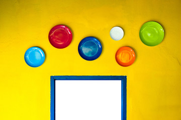 Pop art style wall decoration