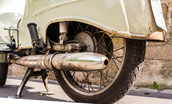 DDR Schwalbe Auspuffanlage