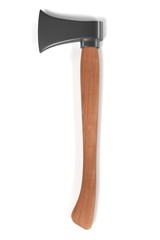 3d render of axe tool