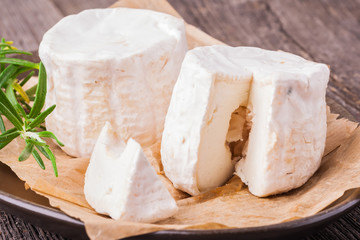 Well ripened goat cheese
