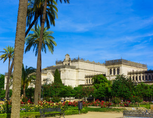 Fototapeta na wymiar Royal Pavillion, Sevilla, Spain.