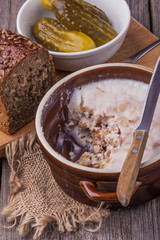 Lard with cracklings