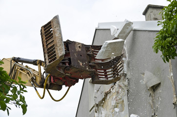 Entfernen einer Wärmeschutzfassade