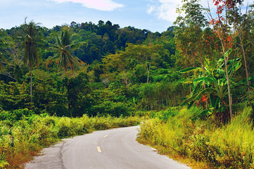 Highway in Thailand