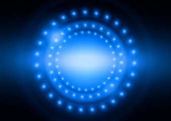 Abstract Circle Light Blue Background