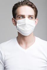 Man in a medical mask