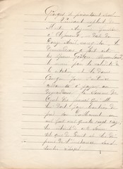 French antique manuscript 1-3