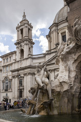 Fototapeta premium walking in Rome and its churches