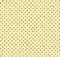Seamless hand-made halftone vector pattern
