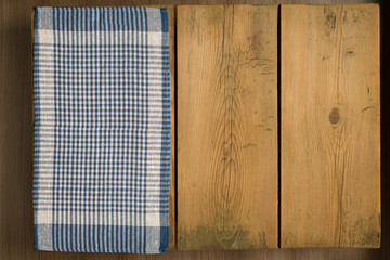 Cookbook background table/Picnic table with plaid cloth