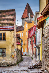 Tallinn Old Town street, Estonia