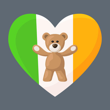 recommend clip art: Irish Teddy Bears