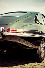 luxury oldtimer Jaguar E Type - obrazy, fototapety, plakaty