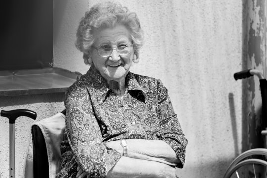 Portrait of a old woman