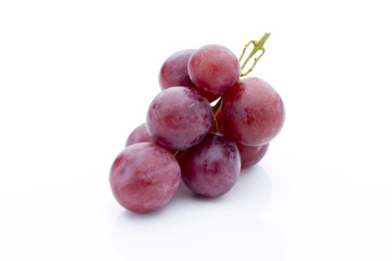 Grape on the white background. Fresh  berry.