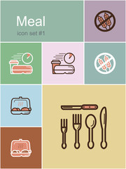 Meal icons