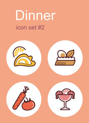 Dinner icons