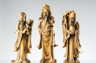 Image of three gods of China
