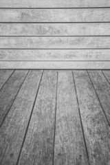 Wood floor and wood wall texture and background