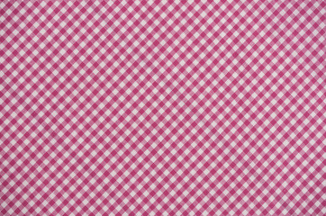 Tischdecke kariert pink wei&szlig;